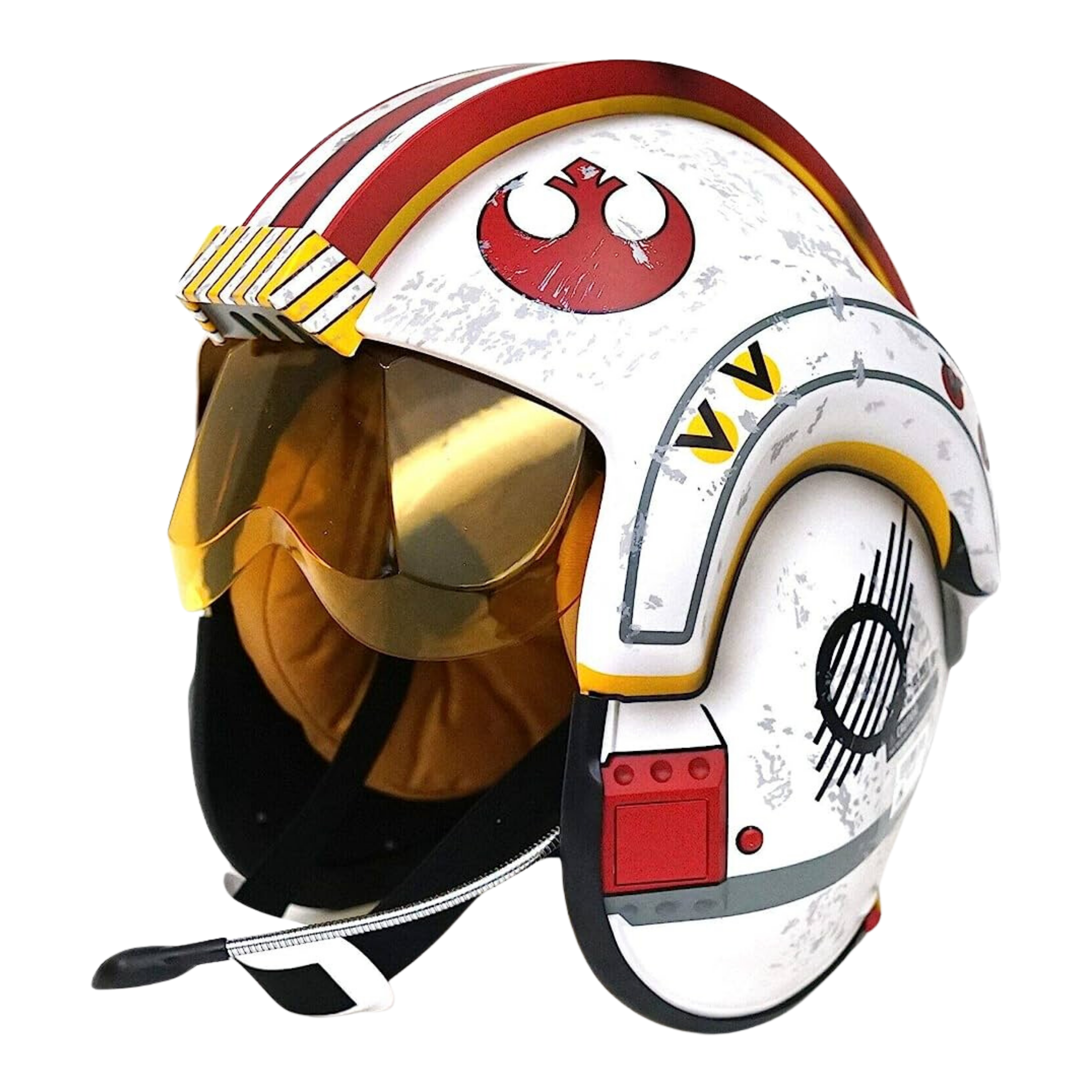 fighter pilot style motorcycle helmet UNDERWRAPS Loose replica prop of an X GENTEX 55/P USA Flight Helmet